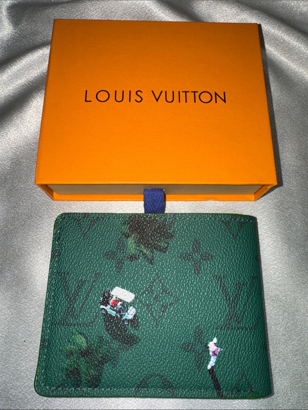 Louis Vuitton Green Monogram Painted Canvas Wallet🔥New! - Picture 2 of 9